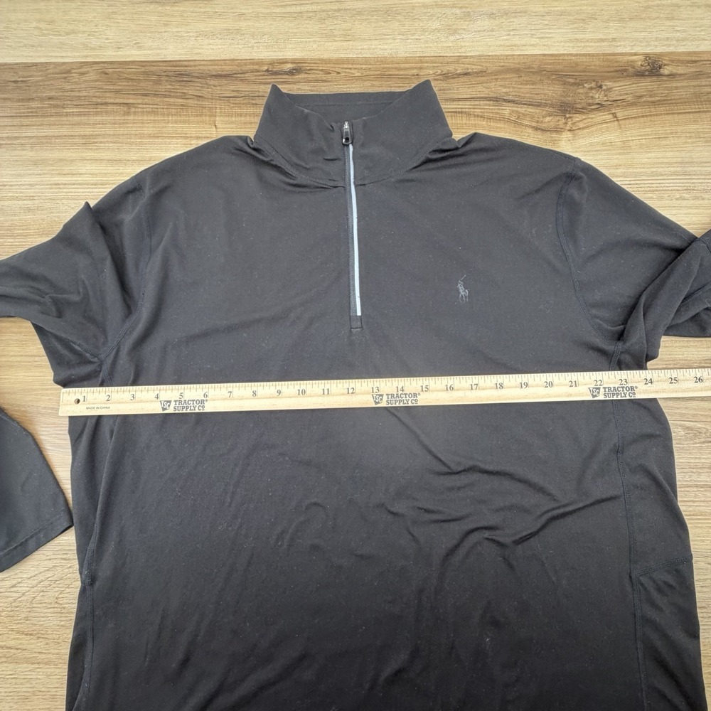 Polo Ralph Lauren Men's Performance 1/4 Zip Lightweight Pullover Sweater Sz XL - Picture 8 of 10